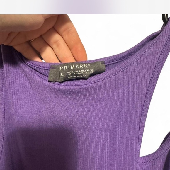 Primark Ribbed Purple Dress - Picture 3 of 3